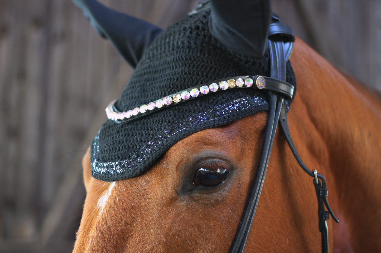 Fliegenhaube Glitzer