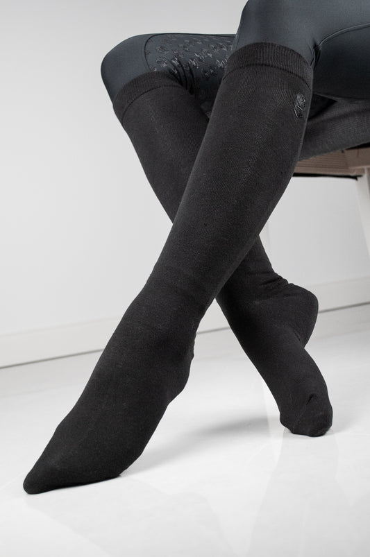 Reitkniestrümpfe Strümpfe für Reiter Schwarze Reitsocken
