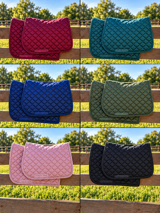 Glitzer Schabracke | mit Tragegriff | rosa | blau | burgundy | grün | oliv